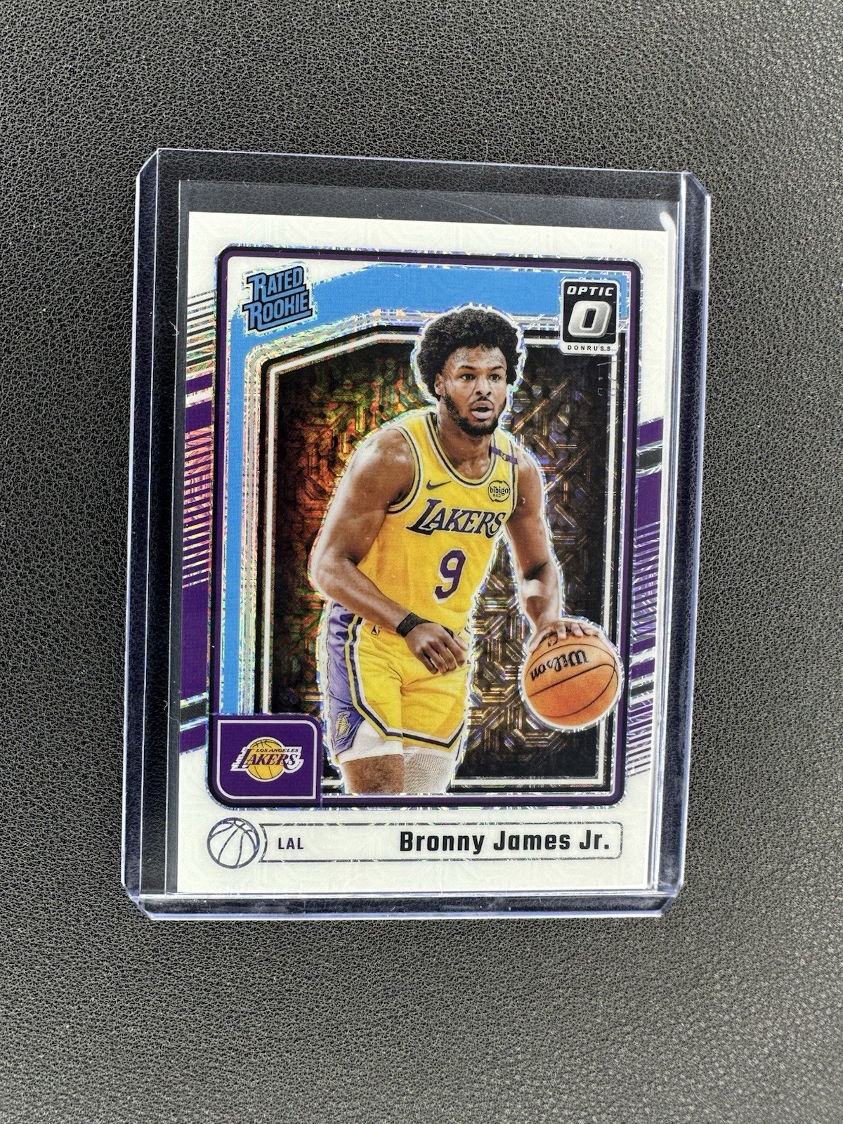 2024 Donruss Optic Bronny James Jr. White Choice /48 Rated Rookie #282 Lakers
