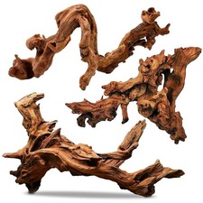 PINVNBY Natural Driftwood for Aquarium Decor Fish Tank Decorations Reptile De...