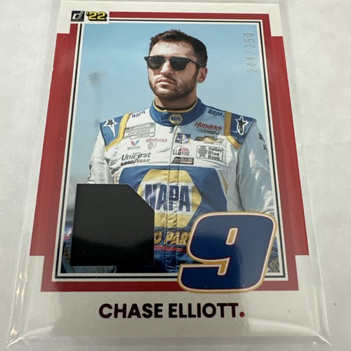 2022 Donruss Retro ‘81 Relics Red Chase Elliott Race Used Tire #’d to 250