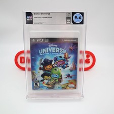 PS3 PlayStation 3 DISNEY UNIVERSE - WATA GRADED 9.6 A+! NEW & Factory Sealed!