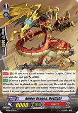Vanguard TCG card BT04/072EN C Amber Dragon, Daylight Eclipse of Illusionary Sha