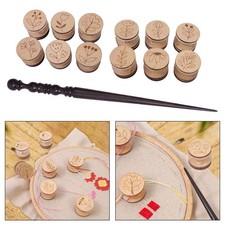 Magnetische Parkspulen, Holz-Legewerkzeug für handgefertigte DIY-Stickereien