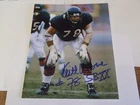 KEITH VAN HORNE - CHICAGO BEARS - SIGNED 8 X 10 PHOTO WITH COA