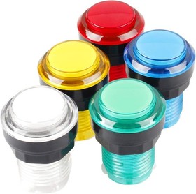 10X New 12V LED Lit Arcade Push Buttons with Micro Switch for Jamma Mame Games P