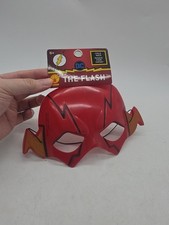 Flash Mask Superhero Justice League Fancy Dress Halloween Rubies Official New