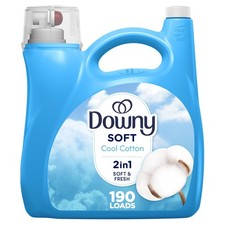 Soft, 2 in 1 Soft and Fresh Liquid Fabric Softener, Cool Cotton, 140 fl oz, 1... 0.17 per gallon
