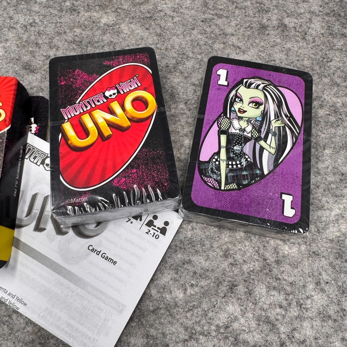 Mattel UNO Card Game 2014 Monster High Beast Ghoul Deck 032218 for