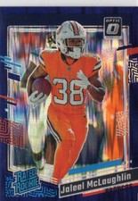 2023 Donruss Optic #232 Jaleel McLaughlin Blue Hyper