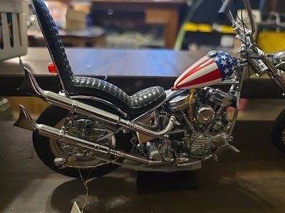 Franklin Mint Harley Davidson 1:10 Scale Captain America Easy