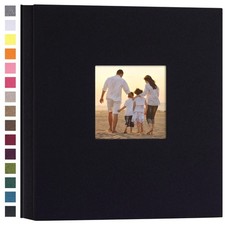 Linen Hardcover Photo Album 4x6 600 Photos Large Capacity Black