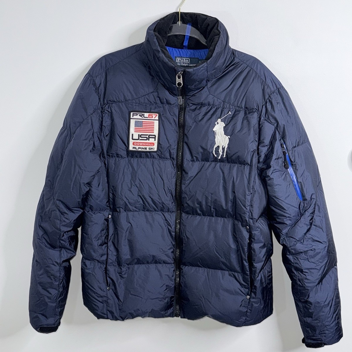 Polo Ralph Lauren Sz M Downhill Alpine Ski PRL 67 Down Puffer