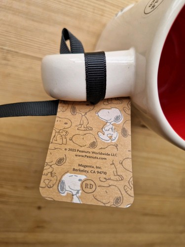 ✅️ NEW - Rae Dunn Peanuts Edition Snoopy "You did it!" Mug - USA IMPORT - RARE🔥 - Picture 14 of 24