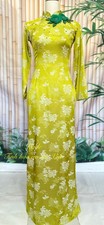 Ao Dai Traditional Vietnamese Long Dress for Women - No Pants