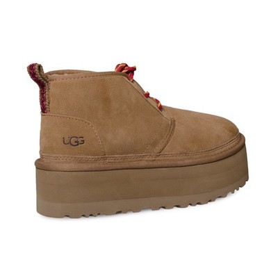 UGG W NEUMEL PLATFORM CHESTNUT ニューメル UGG Neumel Platform Chestnut Suede Strap Boot/Booties Women's US