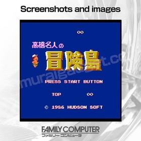 Adventure Island 1+2 (Takahashi Meijin no Bouken Jima II) Famicom/FC [Japan NES]