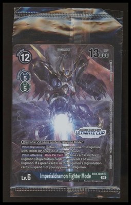 Digimon - Imperialdramon Fighter Mode - Ultimate cup - BT3-002 - Sealed