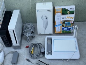 Nintendo Wii Console BUNDLE LOT + 37 Games RVL-001 + RVL-101(MDE)  + Controllers