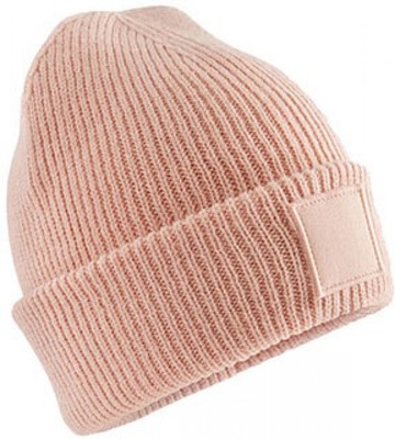 Kids Deep Cuffed Tonal Patch Beanie Kinder Mütze | Beechfield | B336B