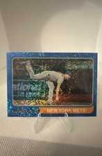 2023 Topps Heritage - Max Scherzer #80 Chrome Blue Sparkle