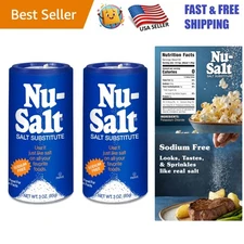 Sodium-Free Salt Alternative - NU Salt 2 Pack for Flavorful Snacking