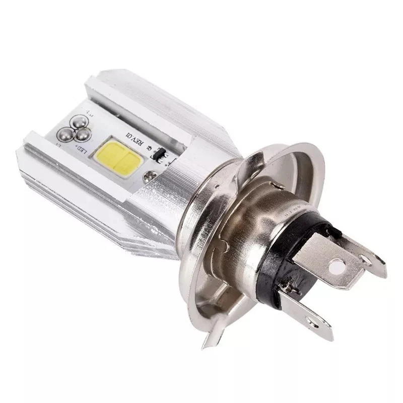 Super Hell Headlight Bulb LED Motorcycle 1x H4 BA20D DC 6V-14V 12W - Image 4 of 4