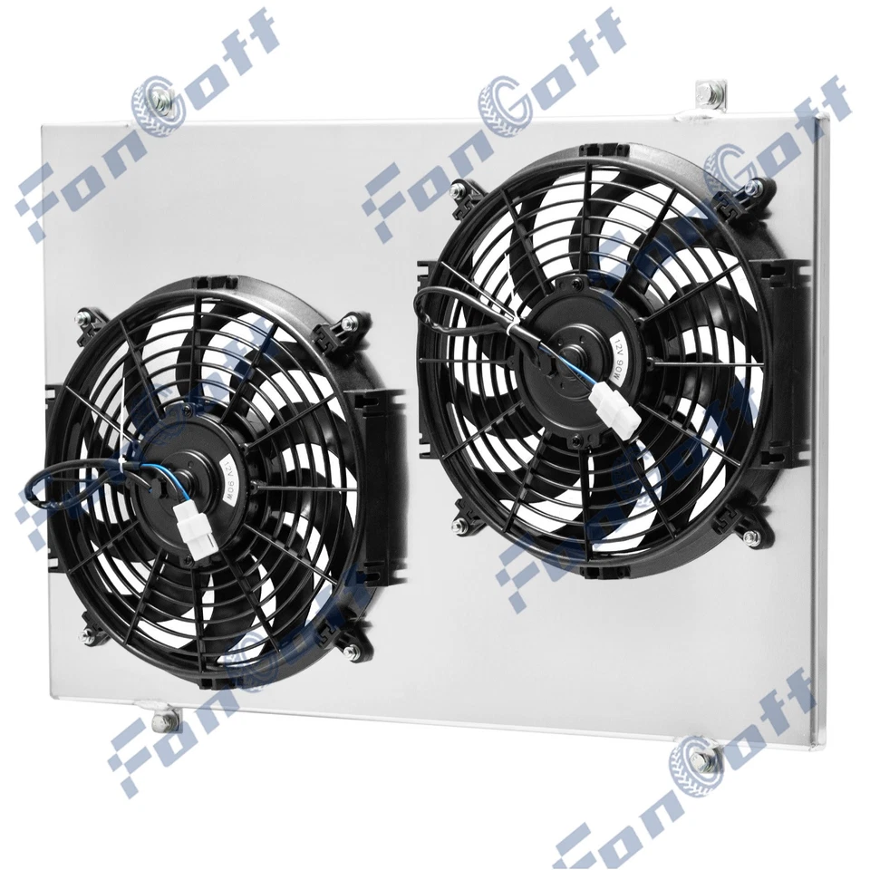 Aluminum Shroud Fan For 1985-1996 86 Ford F-150 F-250 F-350 Bronco 4.9L - Image 4 of 4