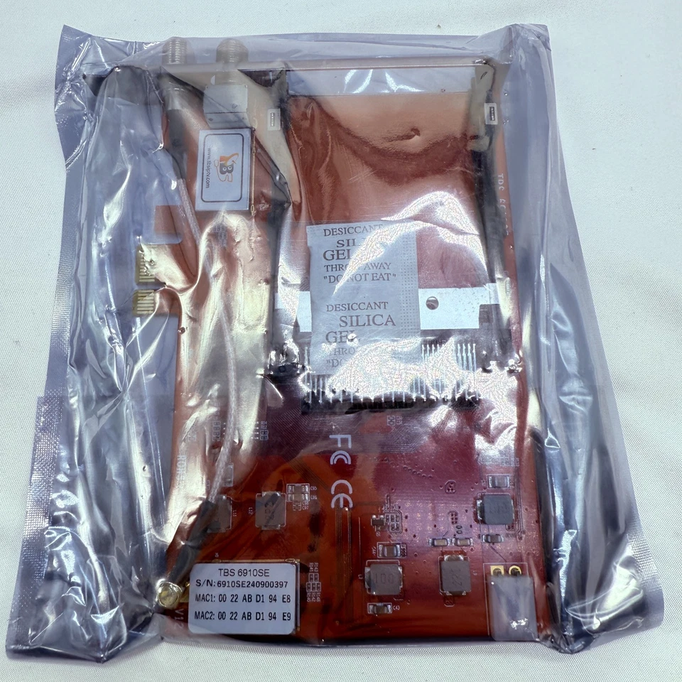 TBS6910se DVB-S2X Dual Tuner Dual CI PCIe Digital TV Tuner Card For IPTV  - Image 2 of 4