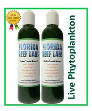 LIVE Phytoplankton 16oz 1 x Tetra 8oz 1 x Nano 8oz - Florida Reef Labs