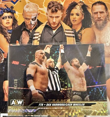 AEW 2024 Upper Deck FTR Tag Teams Gold Pyro 2/35