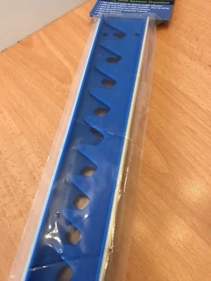 Brand New Blue Sharks Teeth Spanner Organiser Holds 20 Spanners - Holder Rack