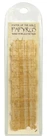 Blank Authentic Papyrus Bookmark to write your own verse or name. Egyptology.