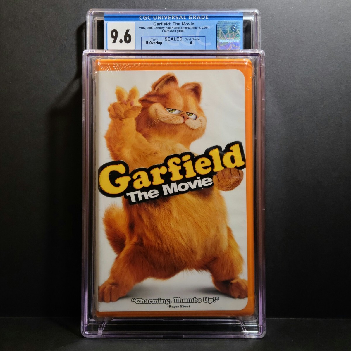 Garfield: The Movie VHS (2004) CGC Graded 9.6/A+ Factory Sealed