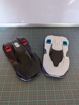R.E.V. WowWee Battle Pack Robotic Enhanced Smart Car 2 Car Bluetooth Set Tested