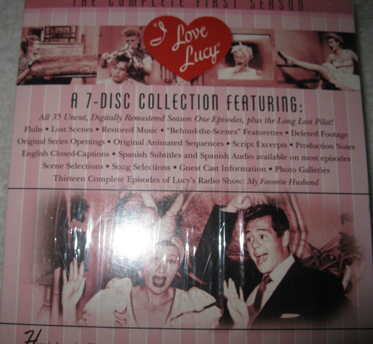 NEW !! I Love Lucy the complete first season 7-disc DVD set (35