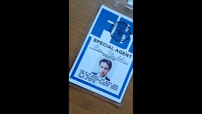 The X-Files Agent - Clip-on ID Photo Pass Badge Set Prop | eBay