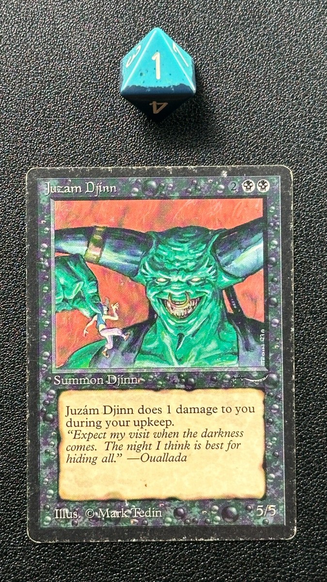 MTG Juzam Djinn Arabian Nights English Heavily Played | eBay