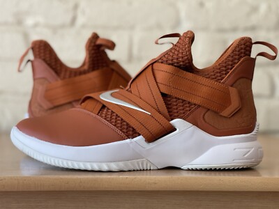 Nike LeBron Soldier 12 TB Men Size 11.5 Texas Clay Orange