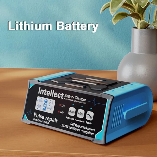 12V-24V Car Battery Charger High Power 210W Smart Pulse Repair Fast Charging - Picture 5 of 24