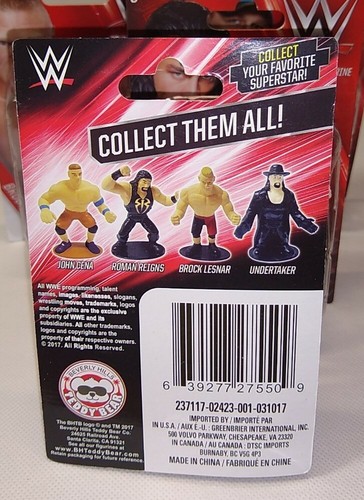 Colección WWE - Figura Cena Undertaker Roman Reigns Brock Lesnar Cake Topper - Imagen 4 de 4