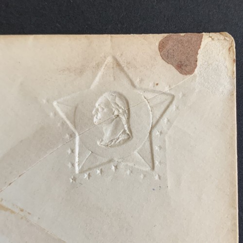 3/2527 US Stamp Rare Civil War Cover Embossed Washington Unused Beautiful - Picture 4 of 4
