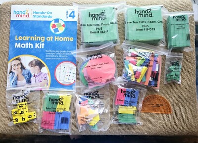 New Hand 2 Mind Grade 4 On Standards Learning At Home Math Kit 93544 ETA...