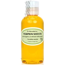 4 OZ PUMPKIN SEED OIL  100% PURE UNREFINED ORGANIC