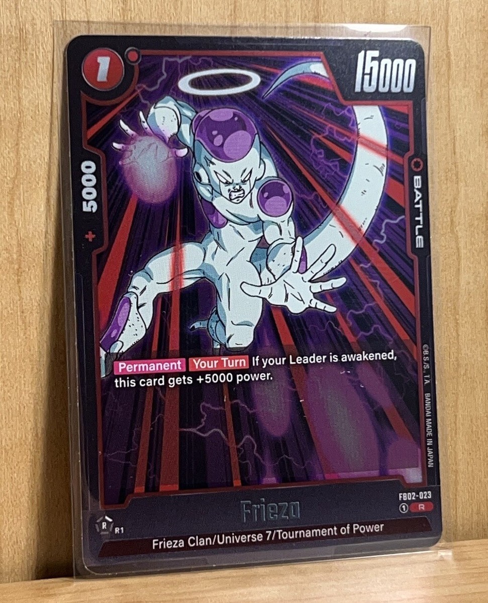 Dragon Ball Super Fusion World Frieza FB02-023 Rare Blazing Aura