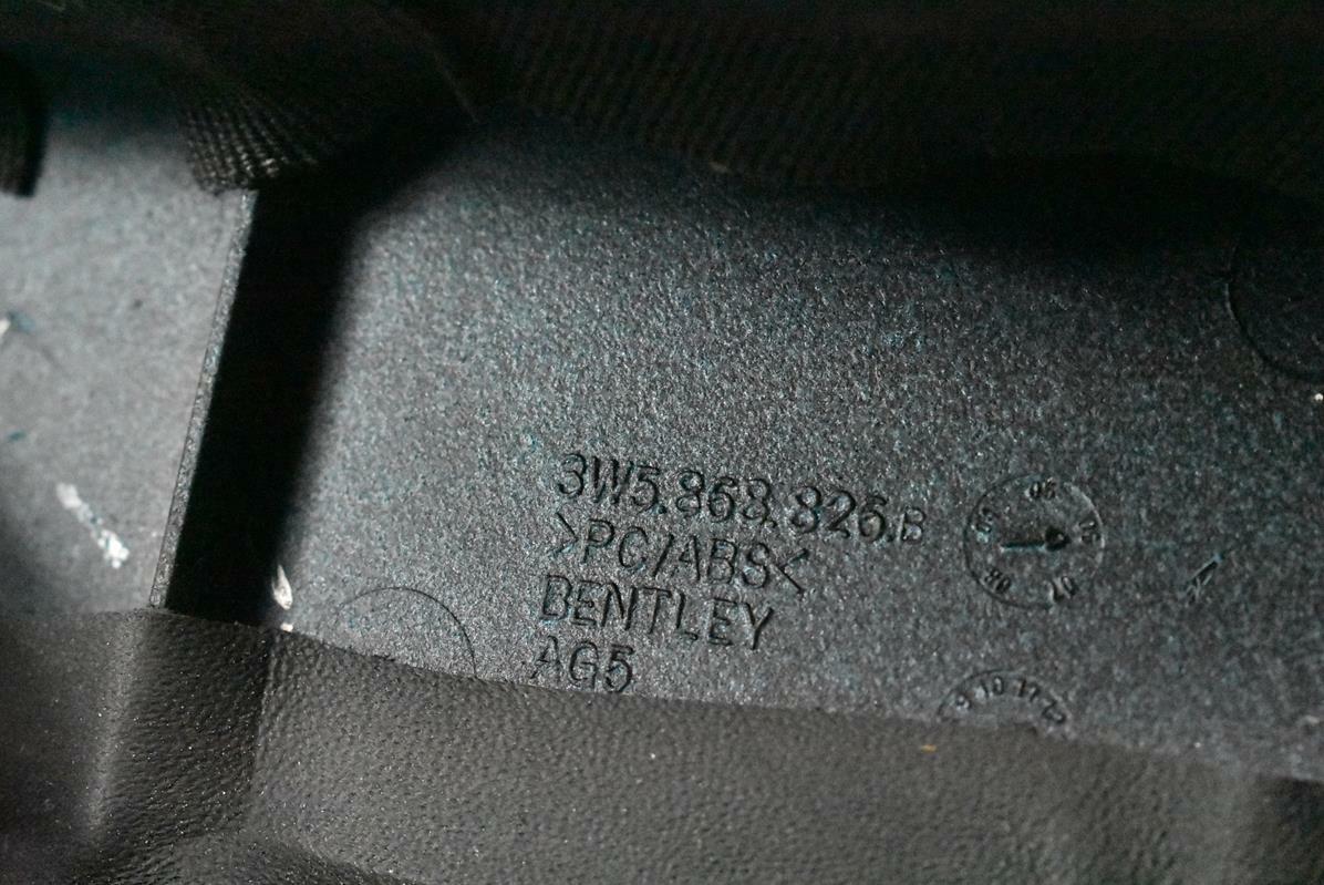 Bentley Continental Rear Right Seat P/N 3W5868826