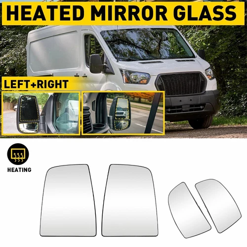 Mirror Glass Lower Convex Left Right for Transit T-150 Ford T-250 T-350 15-22