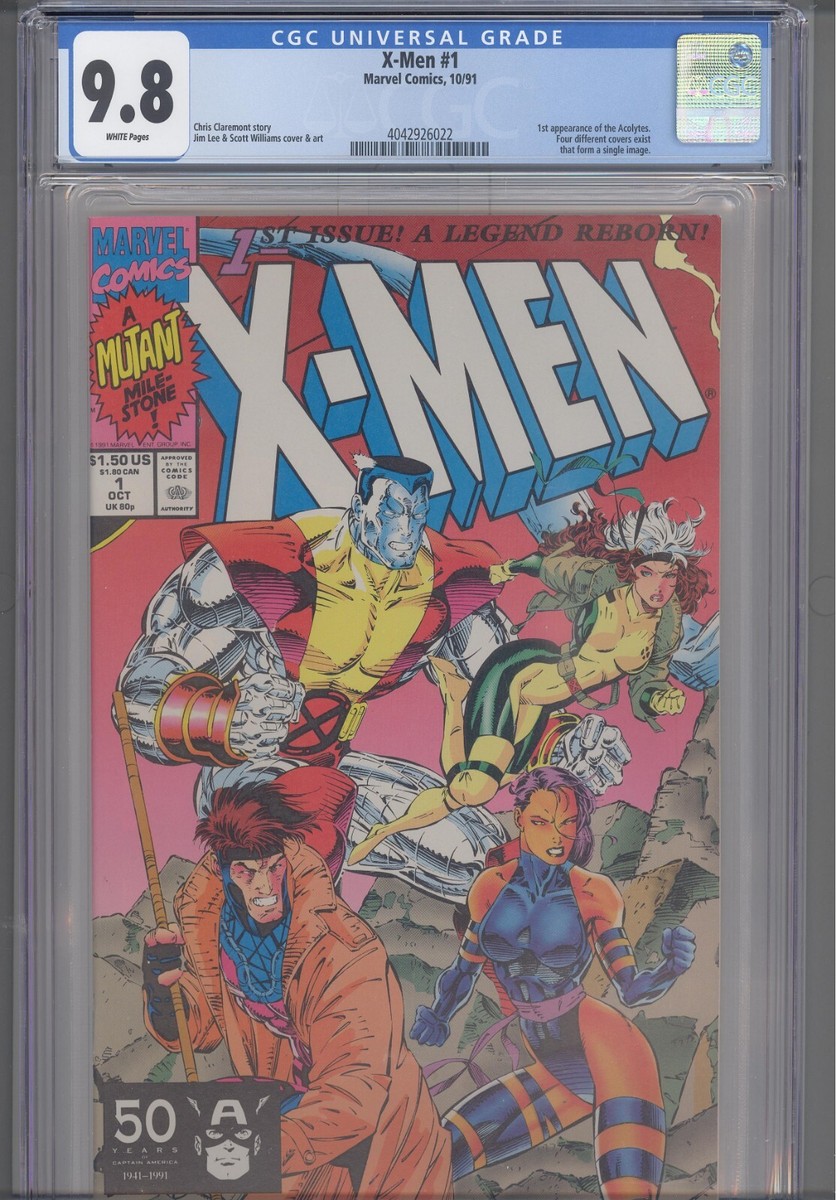 X-Men #1 CGC 9.8 1991 Marvel Jim Lee 1st App Acolytes