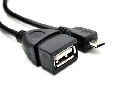 USB-OTG Adapter Kabel Micro USB Typ B Stecker auf USB A Buchse #D45