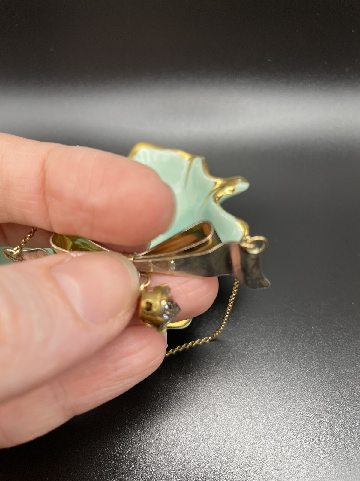 Vintage Bow Conversion Necklace - image 5