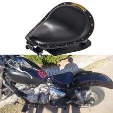 Black Motorcycle Bobber Solo Seat Spring Bracket Kit For Kawasaki Vulcan 750 900