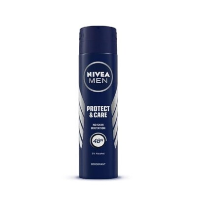 NIVEA Protect & Care 48 hour Antiperspirant Spray for MEN 150 ml NEW